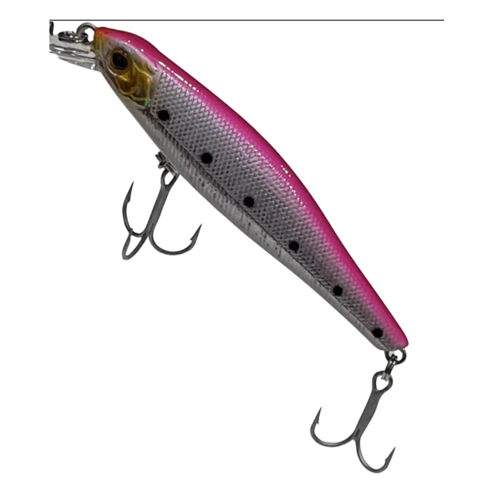 Señuelo Silstar Mid-Bait B05 Blanco/Fucsia 8 cm