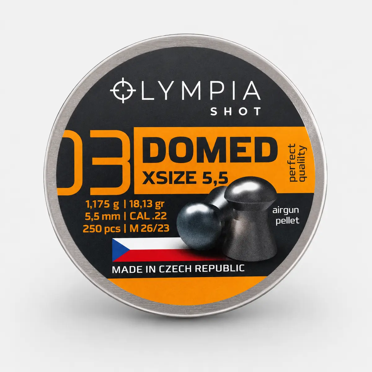 Olympia Domed Xsize 18.13 gr · 250 un