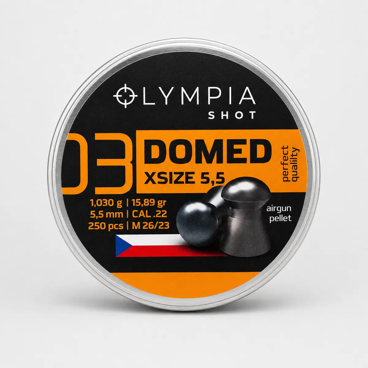 Olympia Domed Xsize 15.89 gr · 250 un