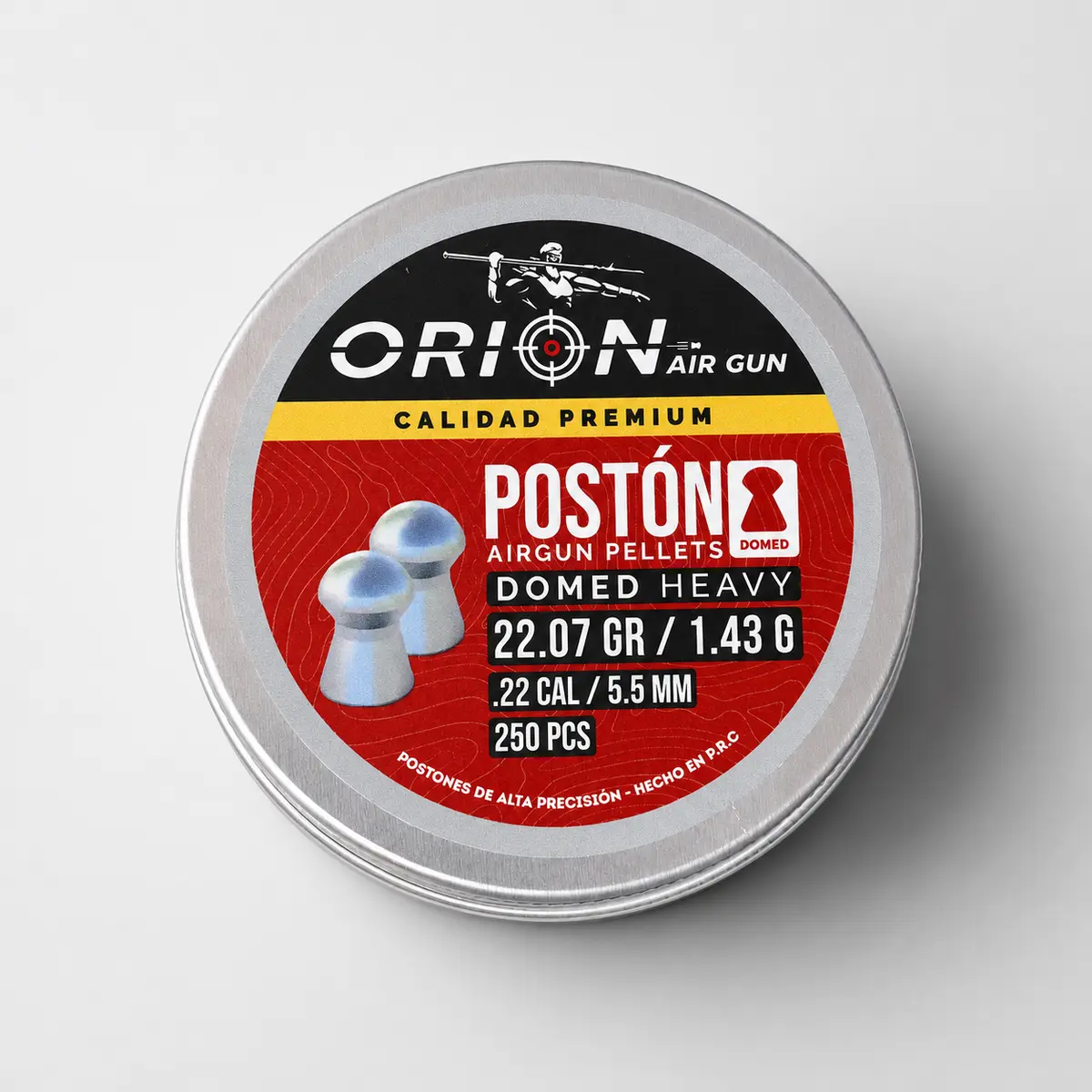 Orion Domed Heavy 22.07 gr · 250 un